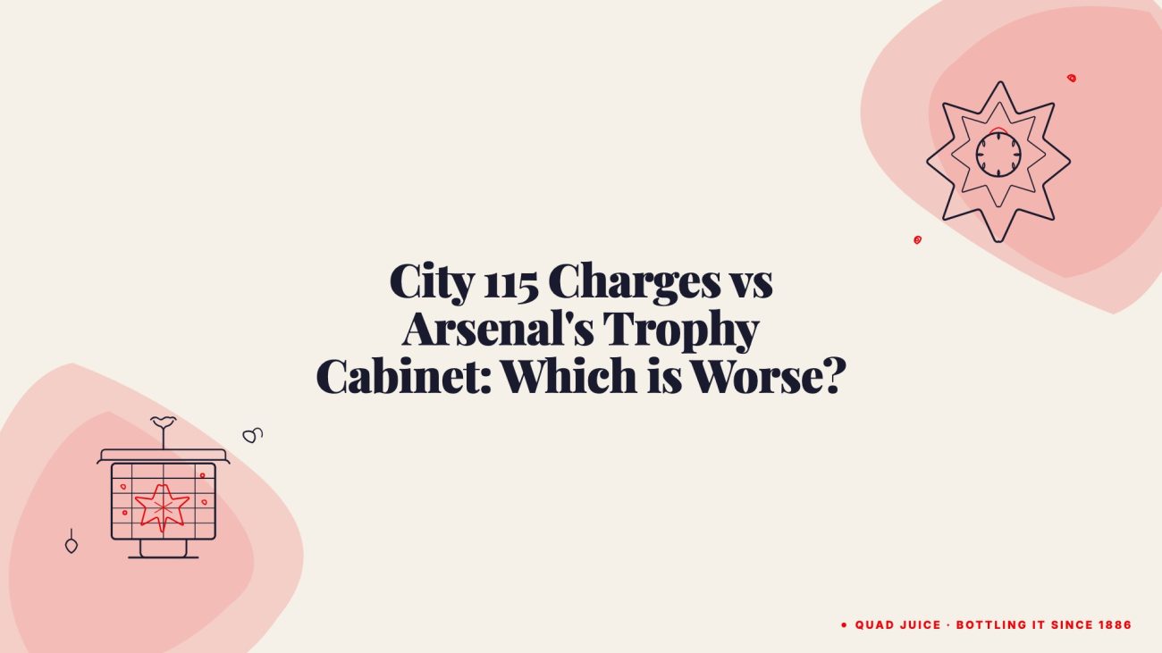 city 115 charges vs arsenals trophy cabinet