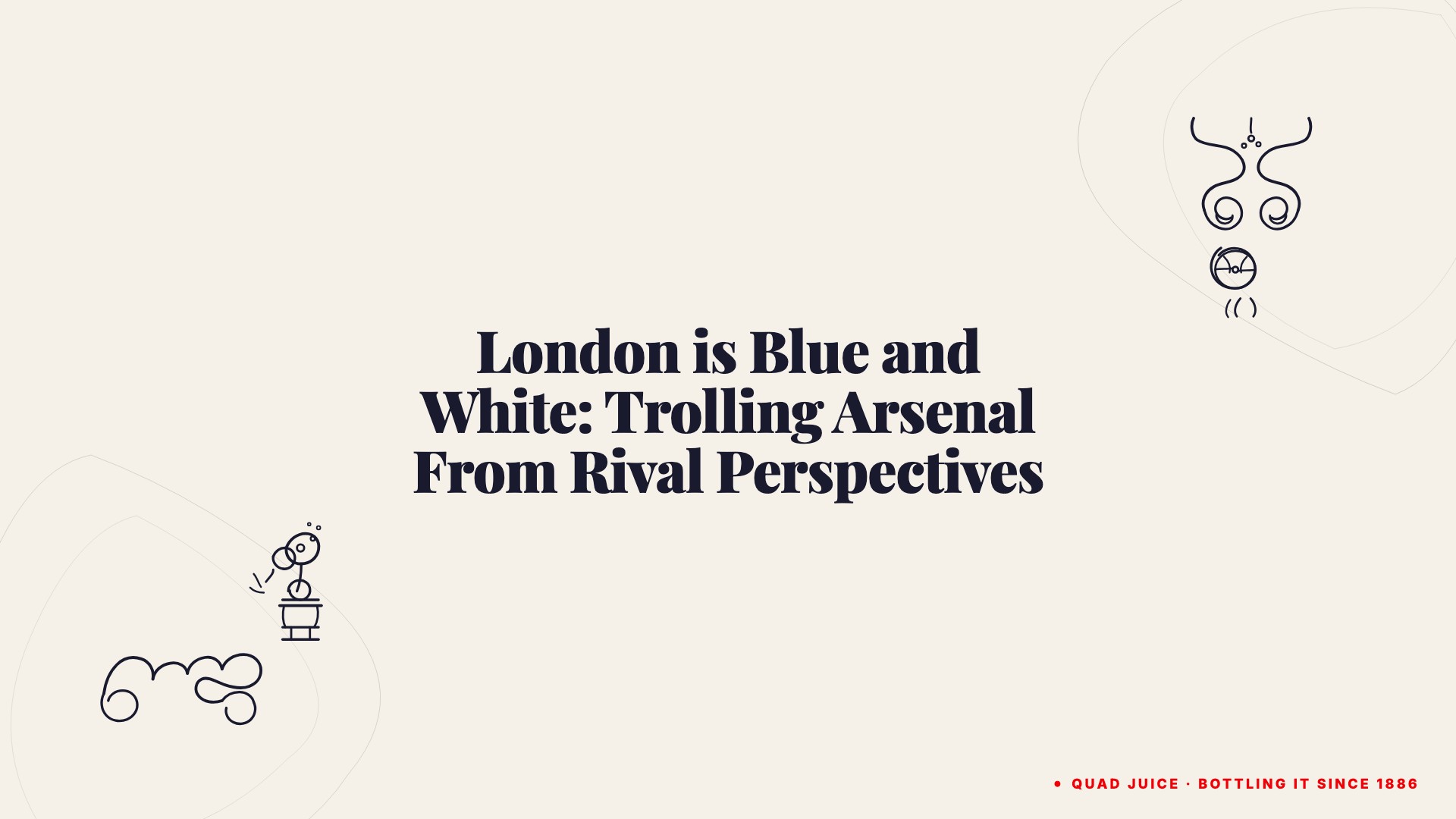 london is blue and white