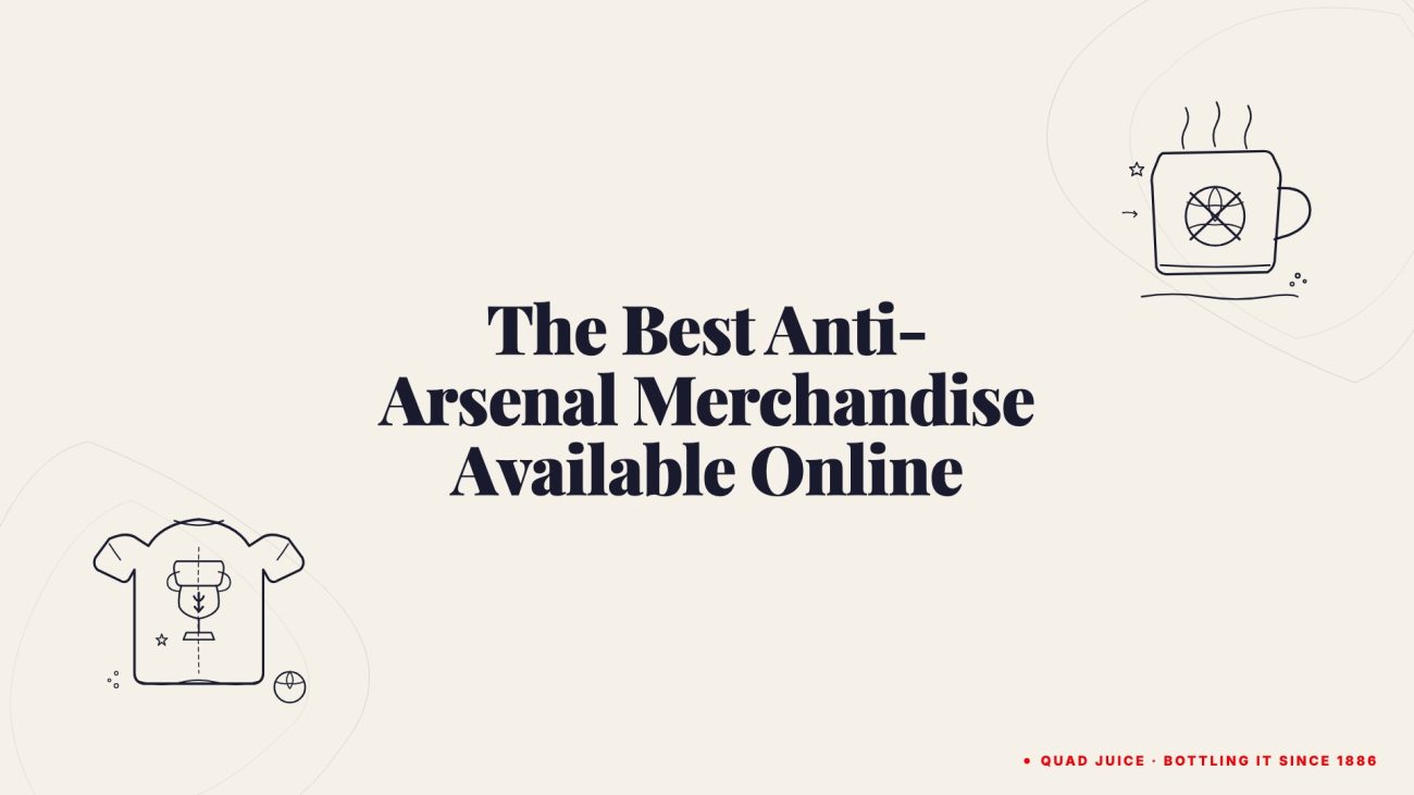 the best anti arsenal merchandise available online