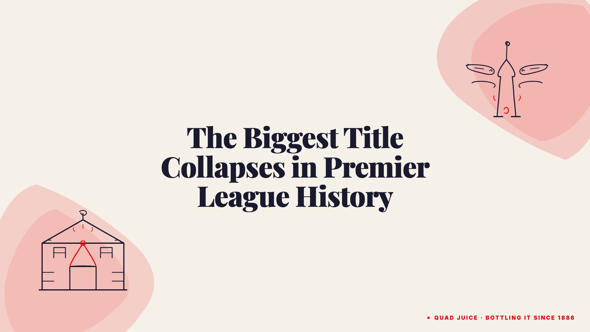 the biggest title collapses in premier league history