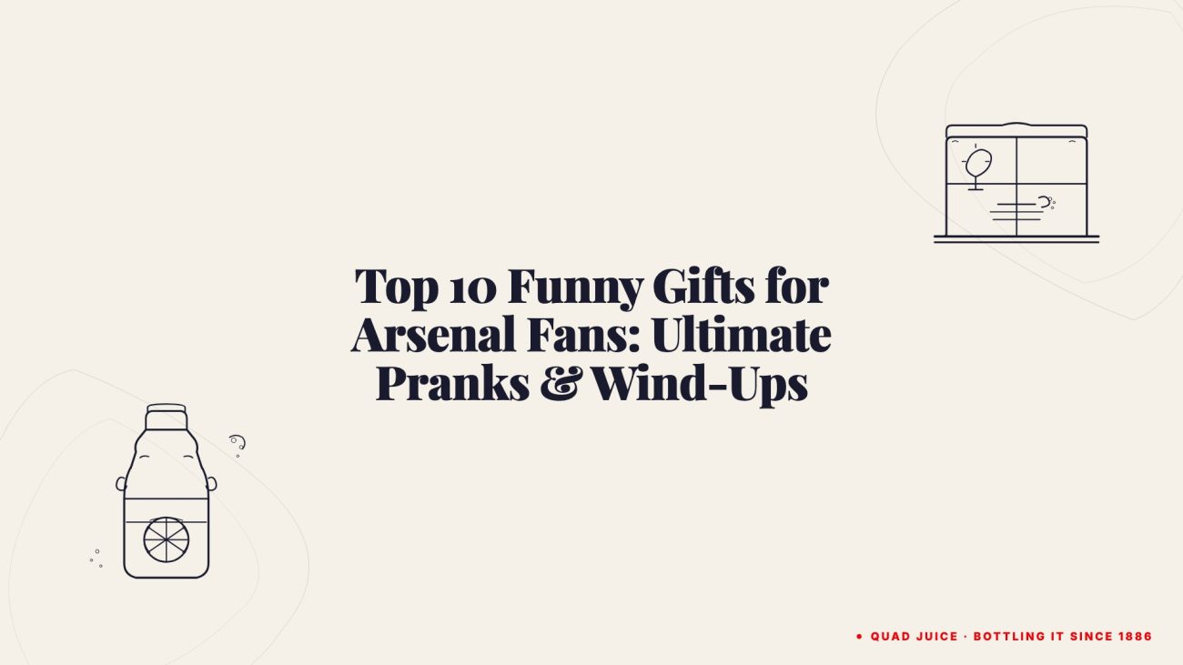 top 10 funny gifts for arsenal fans
