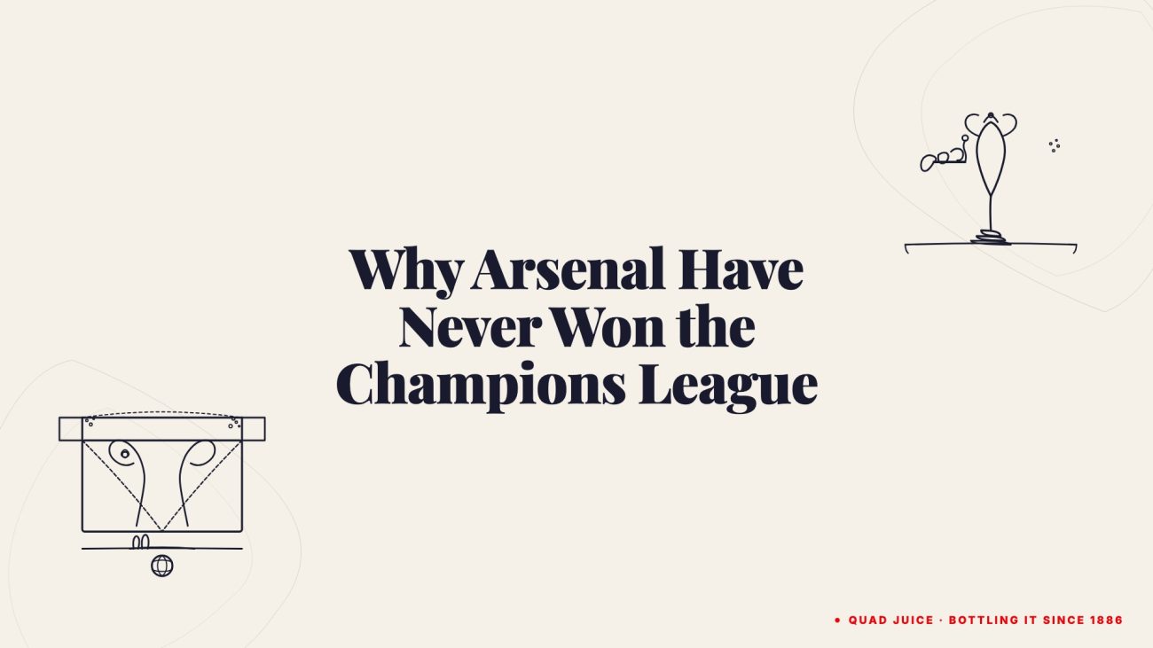 why arsenal have never won the champions league